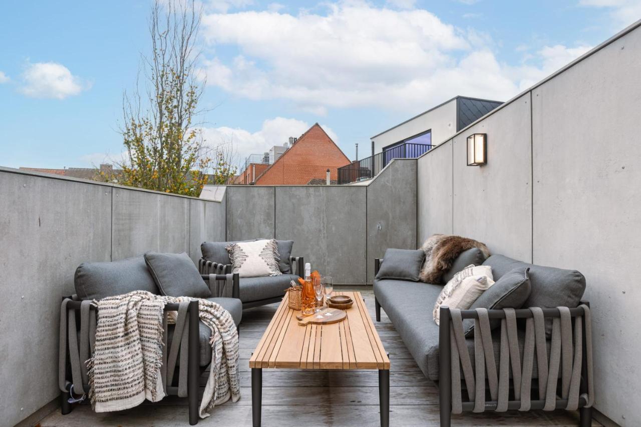 Beautiful Luxurious Mansion With Several Terraces Kortrijk Luaran gambar